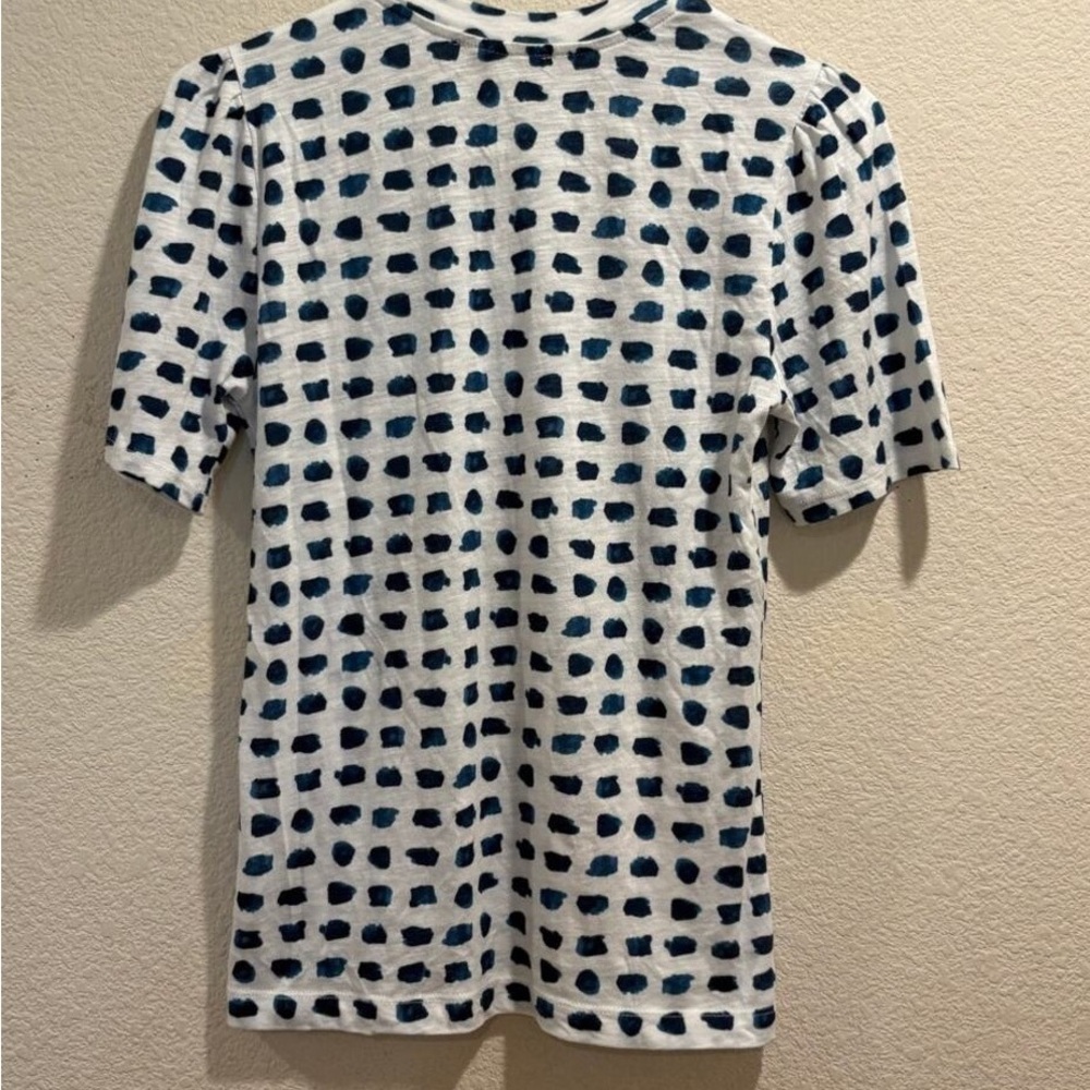 Navy and White Dotted Men's Tee